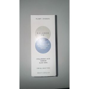 Balance Me Tri-Molecular Hyaluronic Serum 30ml Hydrating Face Treatment